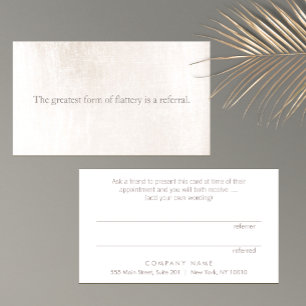 Référence simple et élégante de fidélité client