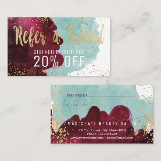 Référence turquoise rouge de fidélité d'or (Devant / Derrière)