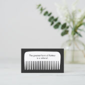 Référencement Carte d'aiguillage client du salon de coiffure pou (Debout devant)