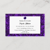 Référencement Carte de fidélité Amethyst & Amethyst Crystal Ball (Dos)