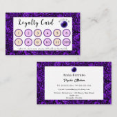 Référencement Carte de fidélité Amethyst & Amethyst Crystal Ball (Devant / Derrière)
