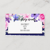 Référencement Carte de fidélité commerciale beauté de rabais mar (Dos)