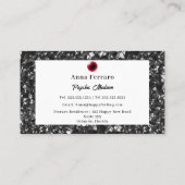 Référencement Carte de fidélité obsidienne et rouge cristal (Dos)