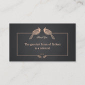 Référencement Carte de Merci client élégante (Devant)