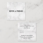 Référencement Carte de parrainage de luxe moderne pour salon et (Devant / Derrière)