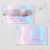 Référencement Carte de Parrainage Holographique au Trait de Pinc (Devant / Derrière)