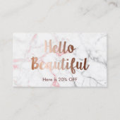 Référencement Carte de parrainage | Maquillage Artiste Coiffeur  (Devant)