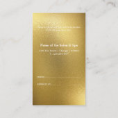 Référencement Carte de parrainage pour Salon & Spa Élégant (Dos)