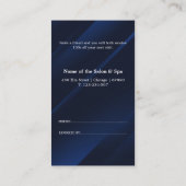 Référencement Carte de parrainage pour Salon & Spa Élégant (Dos)