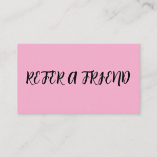 RÉFÉRENCEMENT CARTE DE PARRAINAGE ROSE CALLIGRAPHIE PERSONNALISÉ