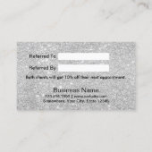 Référencement Carte de parrainage | Salon de beauté moderne Part (Dos)