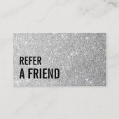 Référencement Carte de parrainage | Salon de beauté moderne Part (Devant)