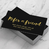 Référencement Carte de parrainage | Script Gold moderne