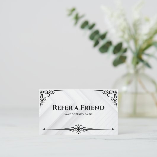 Référencement Carte de recommandation (Debout devant)