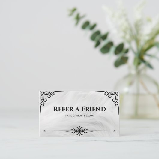 Référencement Carte de recommandation (Debout devant)