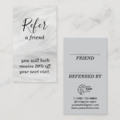 Référencement Carte de recommandation (Devant / Derrière)
