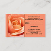 Référencement Carte de recommandation Coral Roses Référer une am (Dos)