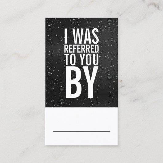 Référencement Carte de recommandation de lavage d'alimentation (Devant)