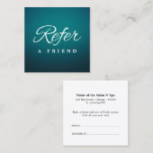Référencement Carte de recommandation d'entreprise minimaliste (Devant / Derrière)