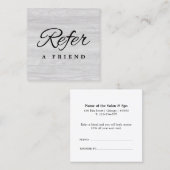 Référencement Carte de recommandation d'entreprise minimaliste (Devant / Derrière)