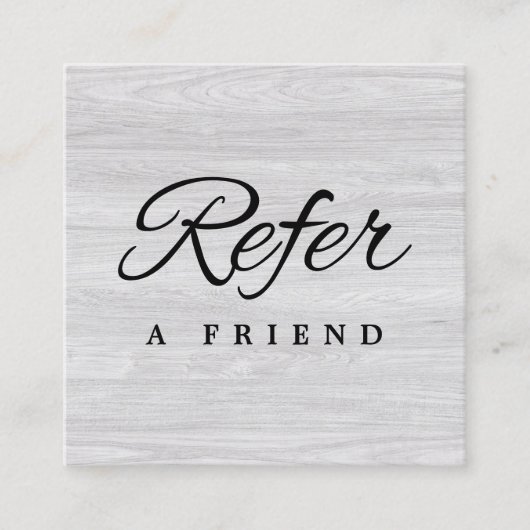Référencement Carte de recommandation d'entreprise minimaliste (Devant)