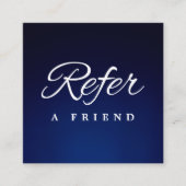 Référencement Carte de recommandation d'entreprise minimaliste (Devant)