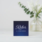 Référencement Carte de recommandation d'entreprise minimaliste (Debout devant)