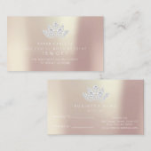 Référencement Carte de recommandation du salon Rose Rose Diamond (Devant / Derrière)
