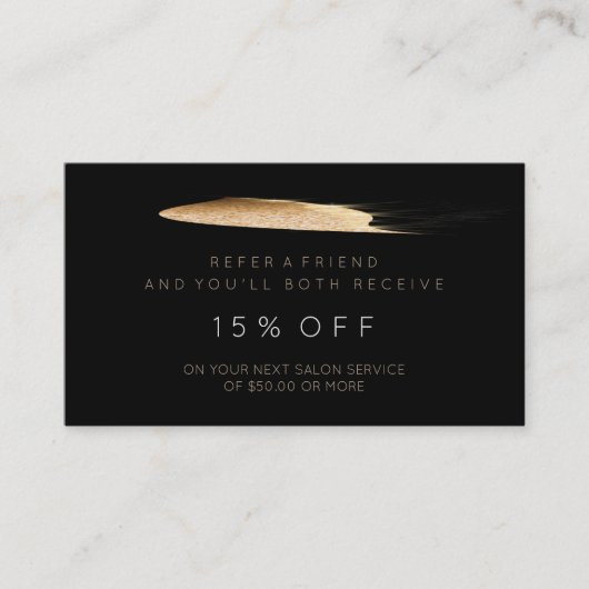 Référencement Carte de recommandation du salon Vip Parties scint (Devant)