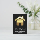 Référencement Carte de recommandation pour l'agence immobilière (Debout devant)