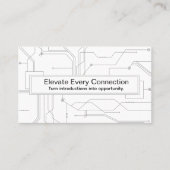 Référencement Carte de recommandation pour le réseautage (Devant)