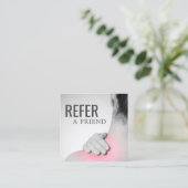 Référencement Carte de recommandation pour massothérapeute moder (Debout devant)