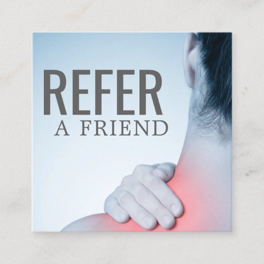 Référencement Carte de recommandation pour massothérapeute moder (Devant)