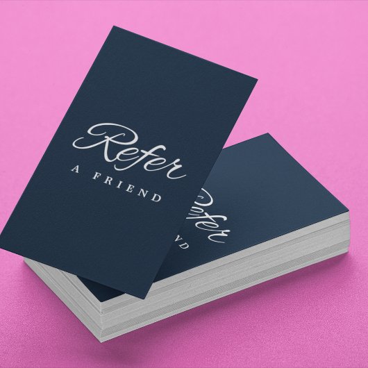 Référencement Carte de recommandation professionnelle minimalist