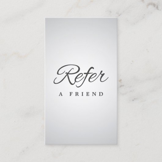 Référencement Carte de recommandation professionnelle minimalist (Devant)