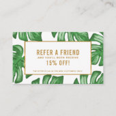 Référencement Carte de recommandation tropicale Frlit Leaf Philo (Devant)