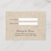 Référencement Carte de référencement| Vintage Damask Chubby (Dos)