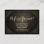 Référencement Carte de référencement| Vintage Damask Chubby (Devant)