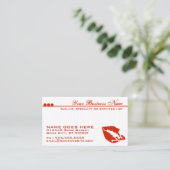 Référencement carte de renvoi des lèvres poison (Debout devant)