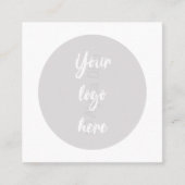 Référencement Carte de renvoi élégante (Devant)