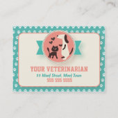 Référencement Carte de renvoi vétérinaire - Personnalisable (Dos)