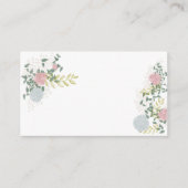 Référencement Carte d'invité de mariage à l'aquarelle florale fi (Devant)