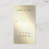 Référencement Elégant, Bande, Ciseaux, Fleurs Carte de rendez-vo (Dos)