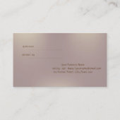 Référencement Elégant élégant, Bandes, Dots d'or Carte de référe (Dos)