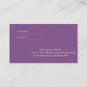 Référencement Élégant, Moderne, Simple, Confetti Carte de référe (Dos)