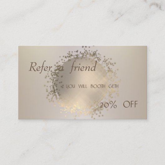 Référencement Elégant, Professional Moderne Carte de recommandat (Devant)