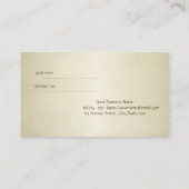 Référencement Élégant professionnel moderne Lotus Carte de référ (Dos)