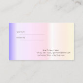 Référencement Élégante Parties scintillant Lashes Carte de référ (Dos)