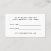 Référencement La typographie simple se réfèrent un carte de (Dos)