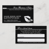 Référencement les lèvres de poison se réfèrent une carte d'ami (Devant / Derrière)